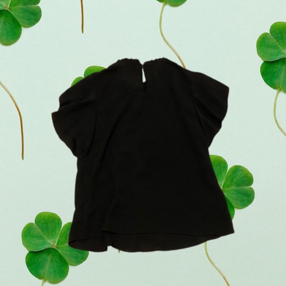 Chiffon ruffle neck blouse - Picture 3 of 3